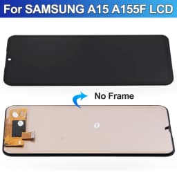 6.5'' Tested A15 4G SM-A155F Display Screen, for Samsung A15 5G SM-A156B Lcd Display Digital Touch Screen with Frame