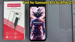 6.5'' Tested A15 4G SM-A155F Display Screen, for Samsung A15 5G SM-A156B Lcd Display Digital Touch Screen with Frame