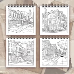 Adult Coloring Book - 30 Sheets Women's Spiral Coloring Book, 8.3x 8.3 Inches, Drawing Book, Birthday Gift, Holiday Party Gift