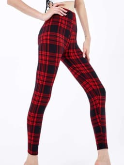 CUHAKCI Graffiti Leggings Floral Patterned Print Leggins For Women Leggings Houndstooth Sale Elastic Design Vintage Leggins W056