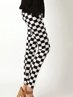 CUHAKCI Graffiti Leggings Floral Patterned Print Leggins For Women Leggings Houndstooth Sale Elastic Design Vintage Leggins W056