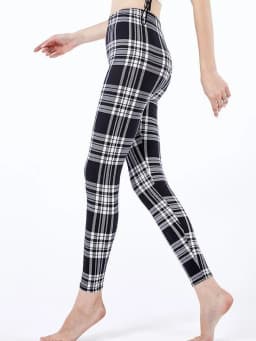 CUHAKCI Graffiti Leggings Floral Patterned Print Leggins For Women Leggings Houndstooth Sale Elastic Design Vintage Leggins W056
