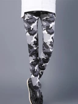 CUHAKCI Graffiti Leggings Floral Patterned Print Leggins For Women Leggings Houndstooth Sale Elastic Design Vintage Leggins W056