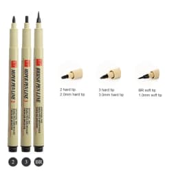 12 Tip Pigment Liner Micron Ink Marker Pen for Manga Draw Sketching Needle Pen Hook Line Pen Sketch Stationery Set Art Supplies