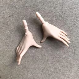 New Original Replacement Doll Hands Monstering High Doll Toy Parts Black Gray Yellow Blue Fishman Doll Hands DIY Toy Accessories