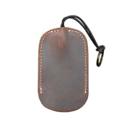 Portable Key Sleeve Retro Crazy Horse Leather Key Case Car Keychain Holder