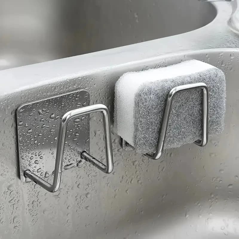 Sponge drainage bracket, wall mounted sponge bracket, stainless steel sink drainage bracket