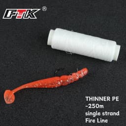 FTK 250M Strong Elastic Firewire Elastic Line 0.2mm Fishing Line Japan Fishing Thread Fishing Tools Fishing Tackle