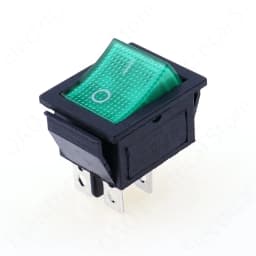 5Pcs Latching Rocker Switch Power switch I/O 4 Pins with Light 16A 250VAC 20A 125VAC KCD4