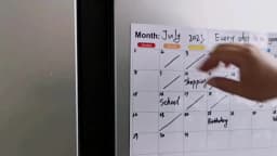 Magnetic Calendar For Fridge Monthly Weekly Planner Calendar Table Dry Erase Whiteboard Fridge Sticker Message Board Menu