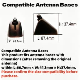 Car Radio Shark Fin Car Shark Antenna Radio FM Signal Design For All Automobiles Aerials Auto Exterior Styling Replacement Parts
