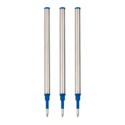 3/20 PCS Metal Refills 0.5mm for Roller Ballpoint Pen Business Pen Ball Pen Refills 11cm Length Office School Supply Stationery