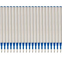 3/20 PCS Metal Refills 0.5mm for Roller Ballpoint Pen Business Pen Ball Pen Refills 11cm Length Office School Supply Stationery