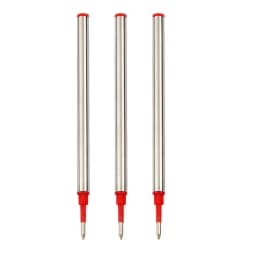 3/20 PCS Metal Refills 0.5mm for Roller Ballpoint Pen Business Pen Ball Pen Refills 11cm Length Office School Supply Stationery