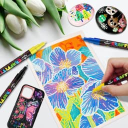 12/18/24 Colors Acrylic Graffiti Pens Premium Ultra-Fine 0.7mm Tips for Artists, Designers, and Graffiti Enthusiasts