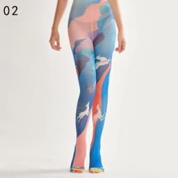 Japanese Style Floral Printed Tattoo Pantyhose Y2k Women Stylish Velvet Stockings Nightclub Tights Sweet Lolita Tattoo Pantyhose