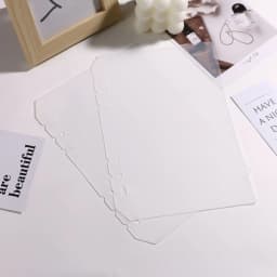 A5 Transparent Card book Loose Leaf 6-hole Photo Storage Inner Page Binder Collect Book Idol Photo Card Holder Photocards Album