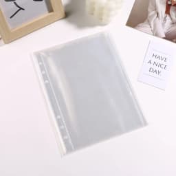 A5 Transparent Card book Loose Leaf 6-hole Photo Storage Inner Page Binder Collect Book Idol Photo Card Holder Photocards Album