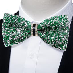 Shinny Rhinestone Diamond Bow Tie Pre-tied Bowknot for Wedding Prom Tuxedo Suits Black Red Green Butterfly Gift for Men