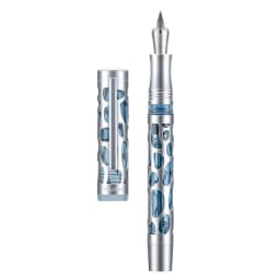 Asvine V169 Vacuum Filling Fountain Pen Luxury Elegant Transparent Acrylic Skeleton Hollow Carved Writing Supplies Stationery