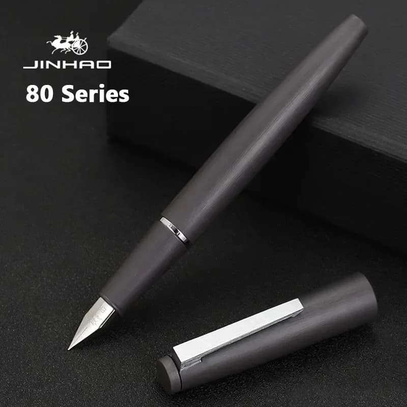 Jinhao 80 Fountain Pen Luxury Elegant Pens EF F 0.3MM Extra Fine Nib Writing Pens Stationery Student Office School Supplies