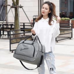 A lightweight suitcase suitable for carrying Large Capacity Students Folding Travel Bag Suitcase