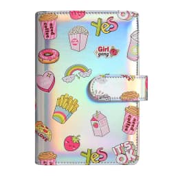 New A6 Cute Laser Money Budget Planner Binder Zipper Envelopes Cash Envelopes For Budgeting Money Organizer For Budget Binder