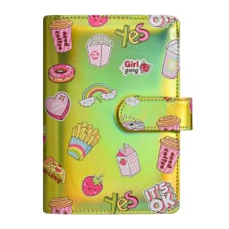 New A6 Cute Laser Money Budget Planner Binder Zipper Envelopes Cash Envelopes For Budgeting Money Organizer For Budget Binder