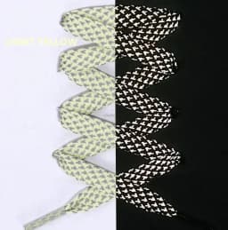 3M Reflective Flat Shoelaces for Sneakers Colorful Reflective Shoe Laces Luminous Shoelace 100/120/140/160CM Shoestrings 1 Pair