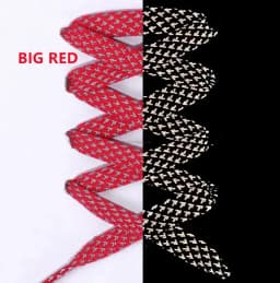 3M Reflective Flat Shoelaces for Sneakers Colorful Reflective Shoe Laces Luminous Shoelace 100/120/140/160CM Shoestrings 1 Pair