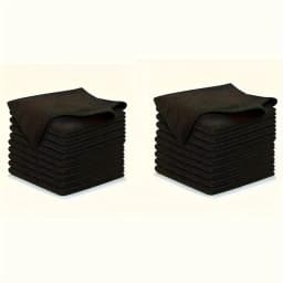5/10/20pcs Kitchen Towel, Ultra-fine Fiber Light Gray Cleaning Cloth Set, Absorbent, Soft And Stain-removing Cloth