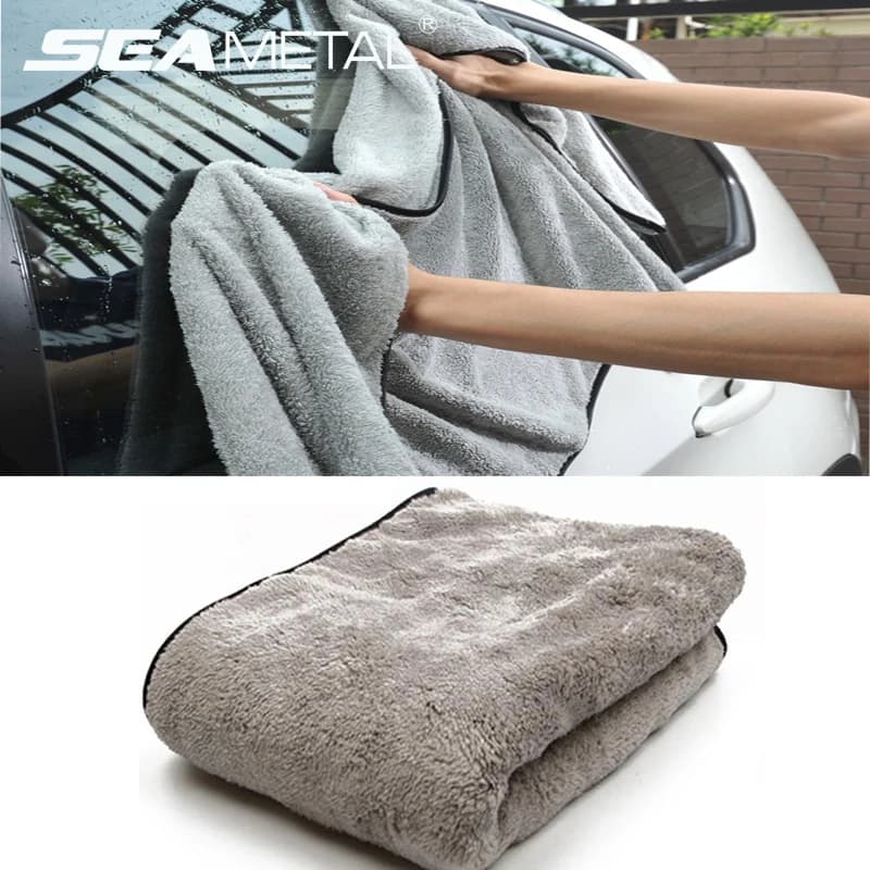 SEAMETAL Microfiber Auto Wash Towel Super Absorbency Car Cleaning Drying Towel Multifunctional Cloths for Car Wash Accessories