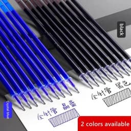 100 Pcs/set Kawaii Erasable Refill Erasable Pens Gel Pen Sketch Writing Stationery for Notebook School Supplies Cute Kids Pencil
