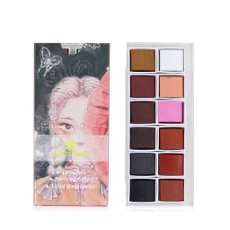 Portable 12 Colors Retro Solid Watercolor Set Basic Water Colour Pigment Pearl Sketch Paints for Artists Students Art Supplies