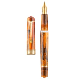 Asvine P20 Piston Filling Fountain Pen Luxury Elegant Acrylic Golden Clip EF/F/M Nib Office School Writing Supplies Stationery