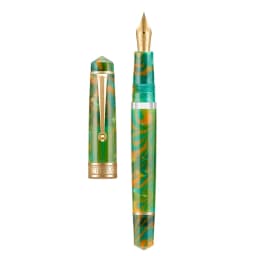 Asvine P20 Piston Filling Fountain Pen Luxury Elegant Acrylic Golden Clip EF/F/M Nib Office School Writing Supplies Stationery