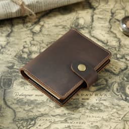 Genuine Leather Notebook Planner Book Cover Pocket Size Diary Retro Cowhide Journal Drawing Sketchbook Portable Mini Daily