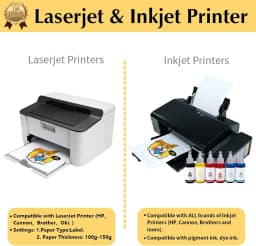 ESHANG Iron on Heat Transfer Paper for T Shirts (5Sheets A4 )Printable HTV Heat Transfer Vinyl for Inkjet & Laserjet Printer