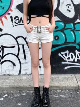 Women's White Denim Shorts Y2k Jeans Short Pants Harajuku Aesthetic Vintage Low Waist Cowboy Shorts 2000s Trashy Clothes Summer