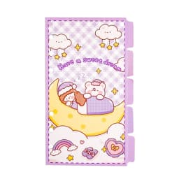A6 Cute Girl Paper Index Divider 6 Holes For Binder Planner Notebook Stationery Notebook Paper Divider Accessories