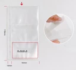 10PCSTransparent File Holder Notebook 6 Hole Loose Leaf DIY Document Bag Binder Rings PVC Storage Binding Folder