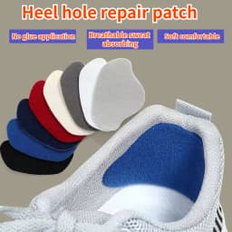 4pcs Sports Shoes Repair Stickers Suede Heel Protector Anti-Wear Repair Holes Self-adhesive Patches Insoles Pad Foot Care Insert