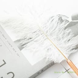 Stylish White Feather Ballpoint Pen Wedding Writing Pen Business Signature Pen School Supplies