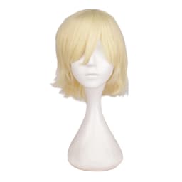 Anime 30cm Short Straight Cosplay Wig Black White Green Brown Purple Blue Gray Red Gold Man Women Heat Resistant Synthetic Hair