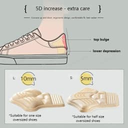 Heel Protectors Stickers Feet Pads for Sneakers Silicone Non Slip Shoe Pad Foot Care Pain Relief Shoes Inserts Shoes Accesories