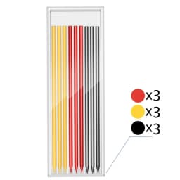 2.8mm Mechanical Pencil Refill HB Erasable Colorful Leads Art Painting Drawing Tool Woodworking Stationery School Supplies