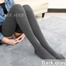 80cm Elastic Womens Over The Knee Long Socks Black White Thigh High Leg Warmers Tall Girls Stocking for Woman Sock Plus Size