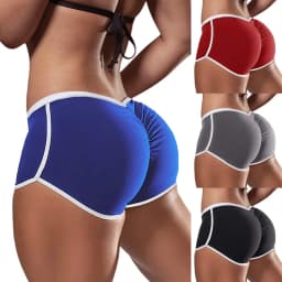 Causal Yoga Shorts for Women Summer Sports Fitness Skinny Slim Low Waist Stretchy Gym Clothing Short Pants