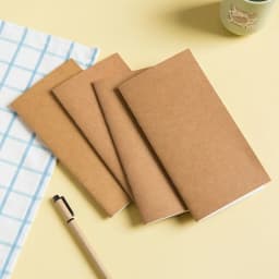 1PCS Notebook Journal Refill Inserts Blank Dot Dotted Paper for Leather Travel Journals Diary Planner