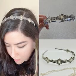 Vintage Princess Queen Crown Headpiece Metal Headwear Cosplay Women Baroque Wedding Party Costume Accessories Props Gifts